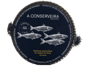 Sardinillas en aceite de oliva, una de las mejores conservas gallegas