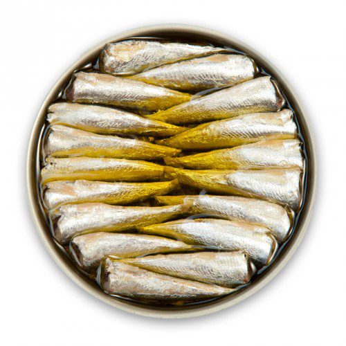 Sardinillas en aceite de oliva, una de las mejores conservas gallegas